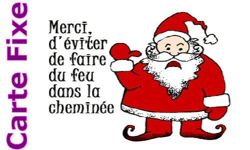 message du pere noel